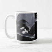 Personalisierte Border Collie Kaffeetasse (Links)