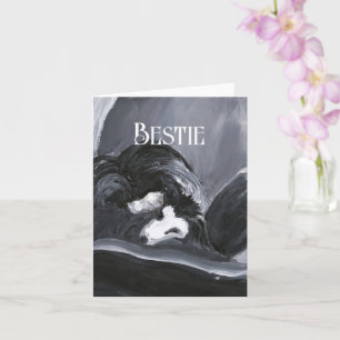 Personalisierte Border Collie Karte