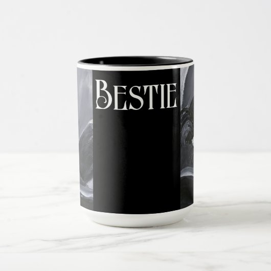 Personalisierte Border Collie Tasse (Zentrum)