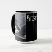 Personalisierte Border Collie Tasse (Vorderseite Links)