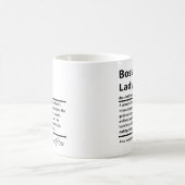 Personalisierte Boss Lady Definition Kaffeetasse (Mittel)