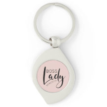 Personalisierte Boss-Lady-Logo in Rosa