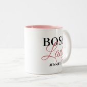 Personalisierte Boss Lady Tasse (VorderseiteRechts)