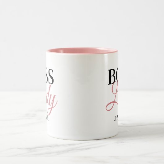 Personalisierte Boss Lady Tasse (Mittel)