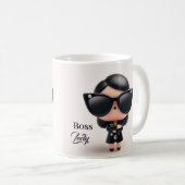Personalisierte Boss Lady Tasse/Perfektes Geschenk Kaffeetasse (VorderseiteRechts)