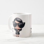 Personalisierte Boss Lady Tasse/Perfektes Geschenk Kaffeetasse (Vorderseite Links)