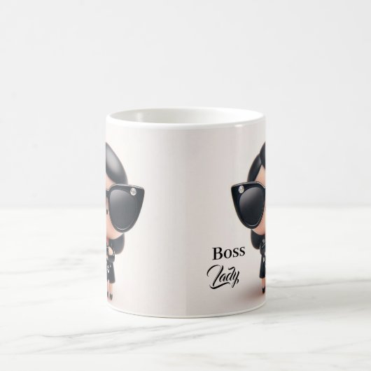 Personalisierte Boss Lady Tasse/Perfektes Geschenk Kaffeetasse (Mittel)