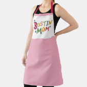 Personalisierte Bostin Mama Schwarzes Land Schürze (InSitu)