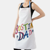 Personalisierte Bostin Vater Schwarzes Land Schürz Schürze (InSitu)