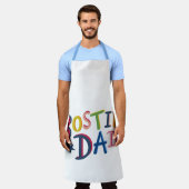 Personalisierte Bostin Vater Schwarzes Land Schürz Schürze (Getragen)