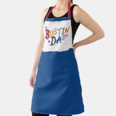 Personalisierte Bostin Vater Schwarzes Land Schürz Schürze (InSitu)