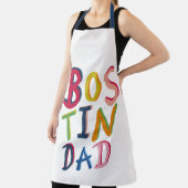 Personalisierte Bostin Vater Schwarzes Land Schürz Schürze (InSitu)