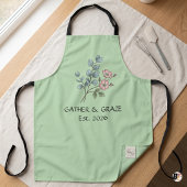 Personalisierte Botanische Eukalyptus-Sammlung S Schürze