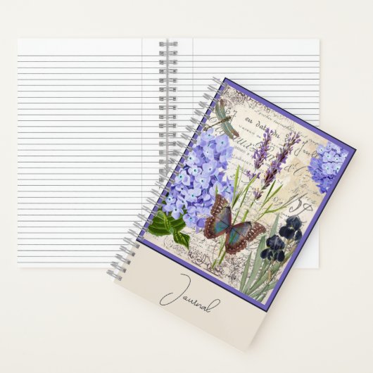 Personalisierte botanische Fachzeitschrift Notizblock (Innen)