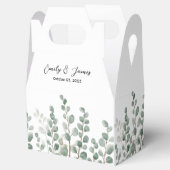 Personalisierte Botanische Gastgeschenk Hochzeit Geschenkschachtel (Geöffnet)