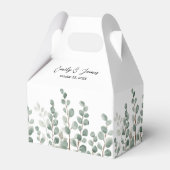 Personalisierte Botanische Gastgeschenk Hochzeit Geschenkschachtel (Vorderseite)