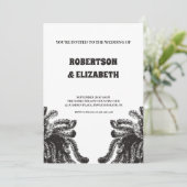 Personalisierte botanische Hochzeit (Stehend Vorderseite)