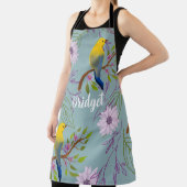 Personalisierte botanische Hübsche Vögel Schürze (InSitu)