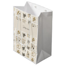 Personalisierte Botanische Kräuter-Geschenktasche 