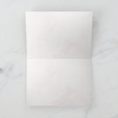 Personalisierte botanische Überbrückungskarte Karte (Innenseite)