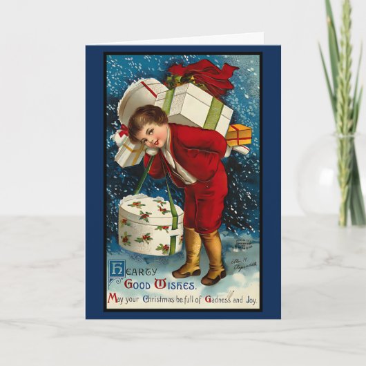 Personalisierte Botschaft der 40er Jahre Karte (Vorderseite)