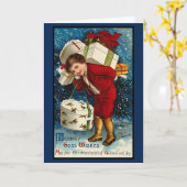 Personalisierte Botschaft der 40er Jahre Karte (Gelbe Blume)