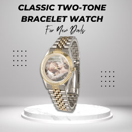 Personalisierte Botschaft des Fotos "Classic Vathe Armbanduhr