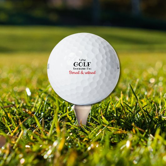 Personalisierte Botschaft, einzigartiger Golfball