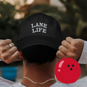 Personalisierte Bowling Lane-Lebenspende für Spiel Bestickte Baseballkappe