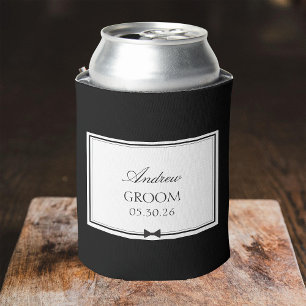 Personalisierte Bowtie Groom Bachelor Party Dosenkühler