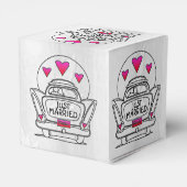 Personalisierte Box mit nur verheirateten Flitterw Geschenkschachtel (Rückseite)