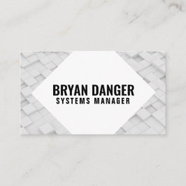 Personalisierte "Box World" (UK/Euro) Visitenkarte