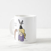 Personalisierte Boxer-Mama-Kaffee-Tasse Kaffeetasse (Vorderseite Links)