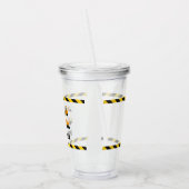 Personalisierte Boys Baustanzer Tumbler Acryltrinkbecher (Links)