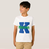 Personalisierte Boys mit Anfangsmonogramm T-Shirt (Vorne ganz)
