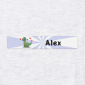Personalisierte Brachiosaurus-Bügelnameletiketten Etiketten (Design 2)