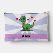 Personalisierte Brachiosaurus-Dinosaurier-Bleistif Zubehörtasche (Rückseite)