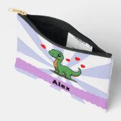 Personalisierte Brachiosaurus-Dinosaurier-Bleistif Zubehörtasche (Offen)