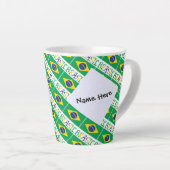 Personalisierte brasilianische und brasilianische milchtasse (Rechte Ecke)