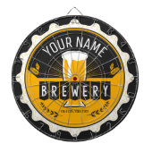 Personalisierte Brauerei Bierflasche Bar Dartscheibe (vorne)