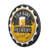 Personalisierte Brauerei Bierflasche Bar Dartscheibe (Vorderseite rechts)