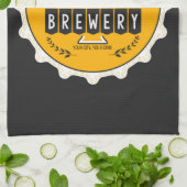 Personalisierte Brauerei Bierflasche Bar Geschirrtuch (Gefaltet)