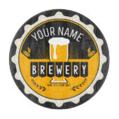 Personalisierte Brauerei Bierflasche Bar Schneidebrett (Vorderseite)