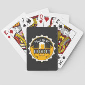 Personalisierte Brauerei Bierflasche Bar Spielkarten (Rückseite)
