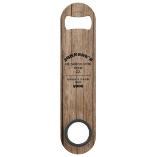 Personalisierte Brauerei-individuelle Name-Vorlage Speed Flaschenöffner