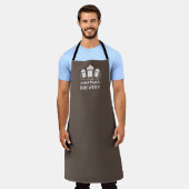 Personalisierte Brauerei Schürze (Getragen)