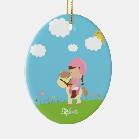 Personalisierte braune keramikornament (Rechts)