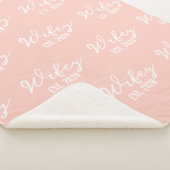 Personalisierte Braut & Bräutigam Decke, Frau- & H Sherpadecke (3/4)