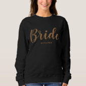 Personalisierte Braut Sweatshirt (Vorderseite)