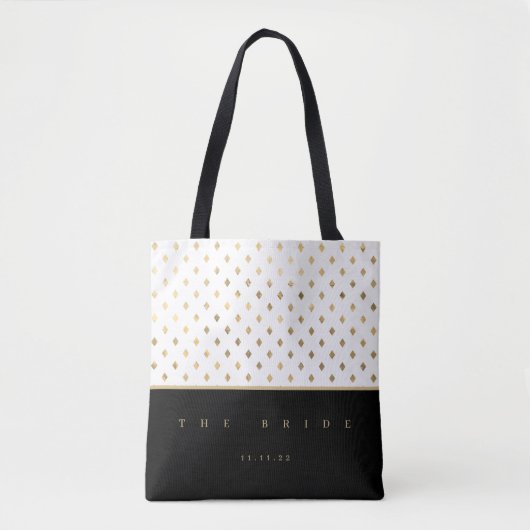 Personalisierte Braut-Tasche Tasche (Vorderseite)